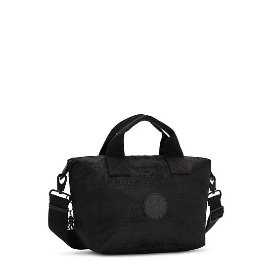 Kipling Kala Classic Handbag Mini Bag Urban Black Jacquard | CA 1320RV